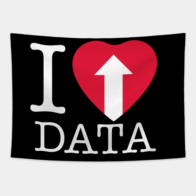 I Heart Big Data Tapestry by RussellTateDotCom