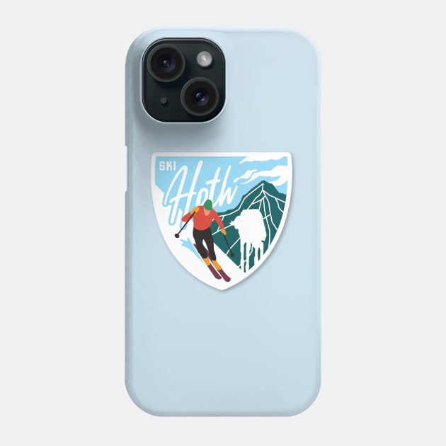 Ski Hoth Phone Case by MindsparkCreative
