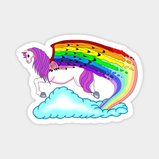 Rainbow pegasus Magnet