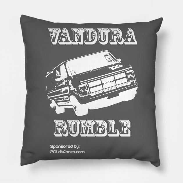 Vandura Rumble Racing Series Pillow by RodeoEmpire