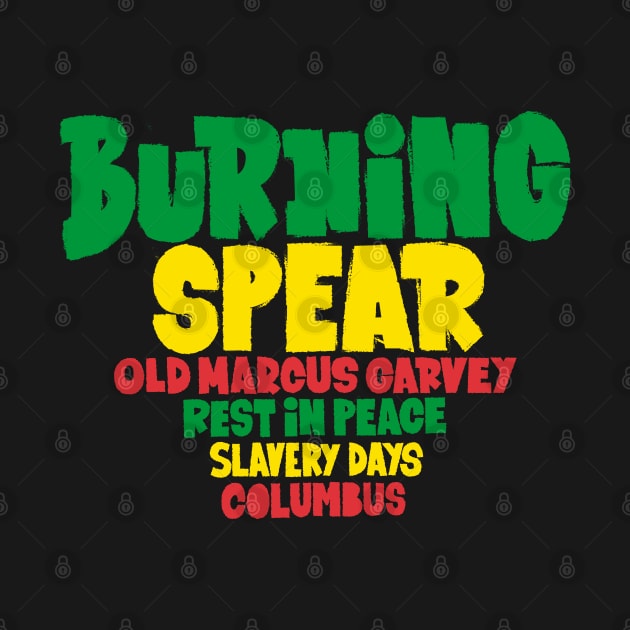 Burning Spear Reggae Tribute - Rasta Vibes Design by Boogosh