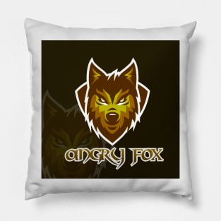 Angry Fox Pillow