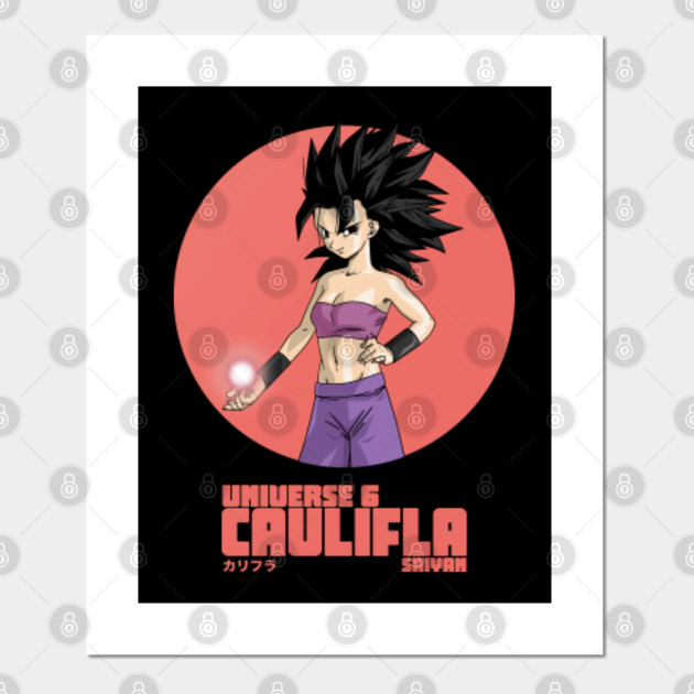 Caulifla Dragon Ball Dragon Ball Posters And Art Prints Teepublic