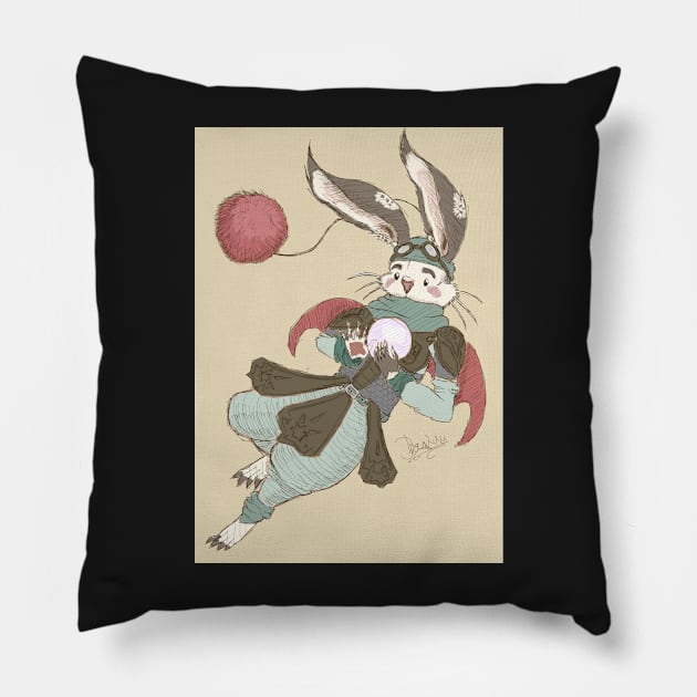 Kote the Bun Pillow by georgiagoddard