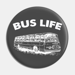 Bus Life Skoolie Vintage Bus Pin