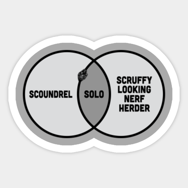 Venn Solo - Han Solo - Sticker