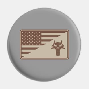 US K9 Handler Patch (desert subdued) Pin