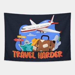 Travel Harder with Plane Tapestry