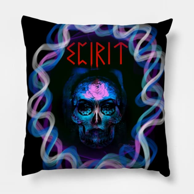 Spirit Skull Pillow by Share_1