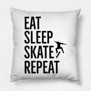 Eat Sleep Skate Repeat Pillow