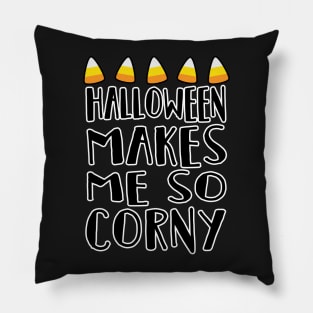 Halloween Makes Me So Candy Corny Halloween Costume Pillow