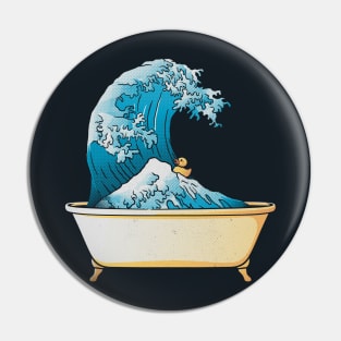 Bathtub Kanagawa Wave by Tobe Fonseca Pin