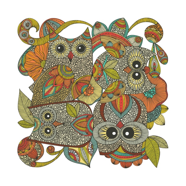 4 little owls by Valentina Harper