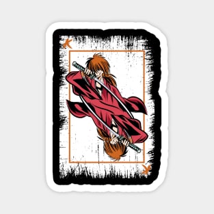 RUROUNI KENSHIN (SAMURAI X): KENSHIN CARD Magnet