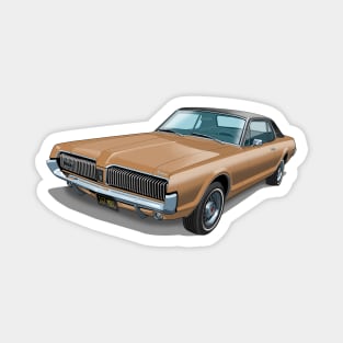 1967 Mercury Cougar in cinnamon frost Magnet