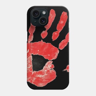 red Hand Phone Case