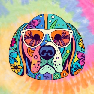 Hippie Labrador T-Shirt