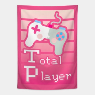 Pink Total Player Gaming Design Tapestry