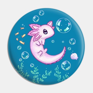 Under the Sea Axolotl Pin