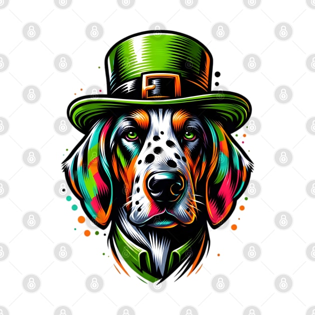 American Leopard Hound in Saint Patrick's Day Spirit by ArtRUs