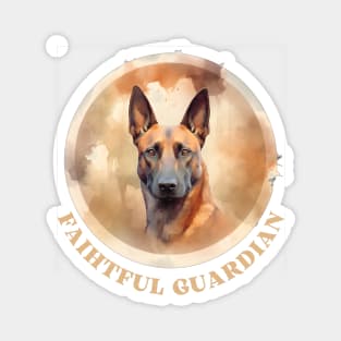 Malinois Faihtful Guardian Magnet