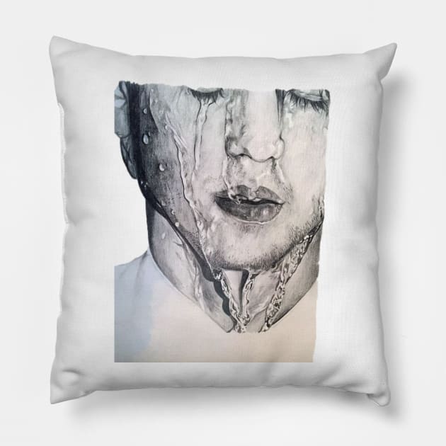 Wentworth Miller Pillow by zoebrittle