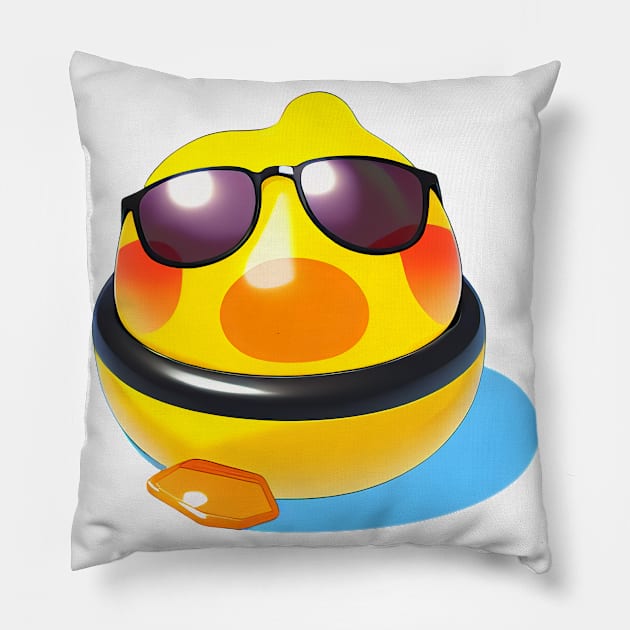 Sunglasses Rubber Duck Pillow by BAYFAIRE