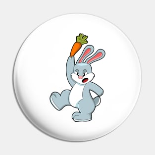 Rabbit with Carrot Pin