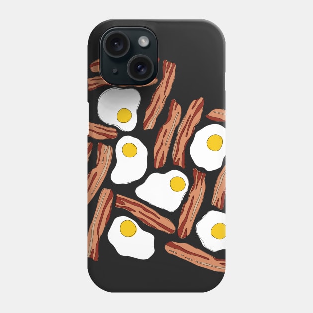 Bacon and Eggs Phone Case by StephReyns