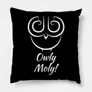 Owly Moly - surprised Owl Design Pillow