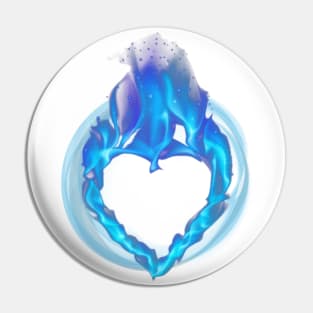 Chilled Heart on Fire Pin