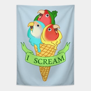 ice cream lovebirds Tapestry