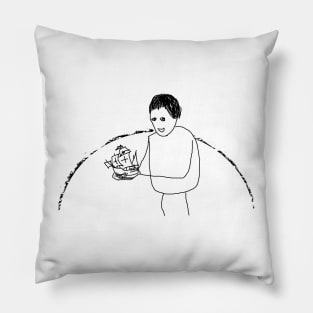 Cristobal Colon as a child by BN18 Pillow