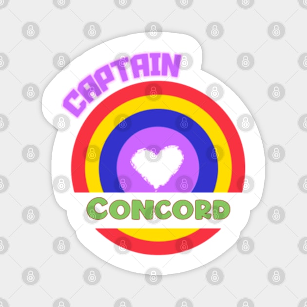 CAPTAIN CONCORD Magnet by AsboDesign