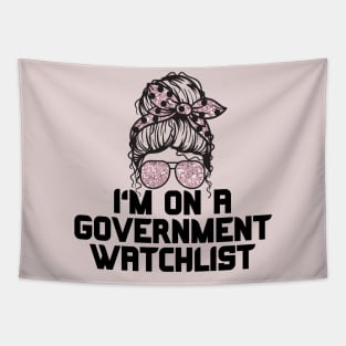 I'm on a government watchlist Tapestry