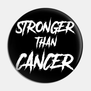 Stronger Than Cancer | Inspirational Message Pin