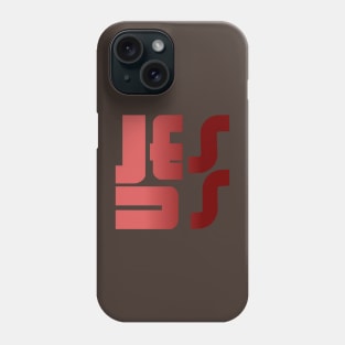 Jesus, name, typography Phone Case