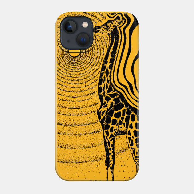 Psychedelic giraffe - Psychedelic - Phone Case