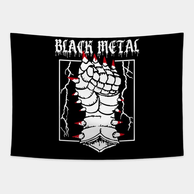 Black Metal Antifa Black Metal Tapestry TeePublic