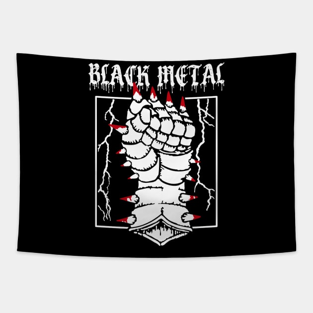 Black Metal Antifa Tapestry by pontosix