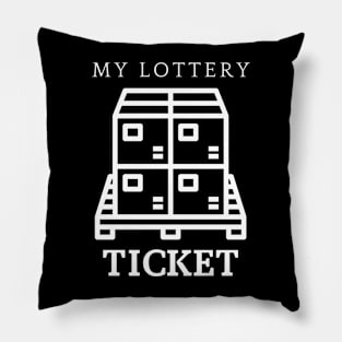 Lottery Ticket - Pallet Reseller Pillow
