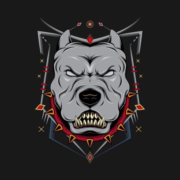 Pitbull emblem design by AGORA studio