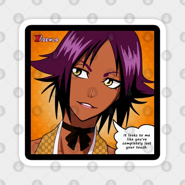 Yoruichi Pop Art Magnet by Vizewls