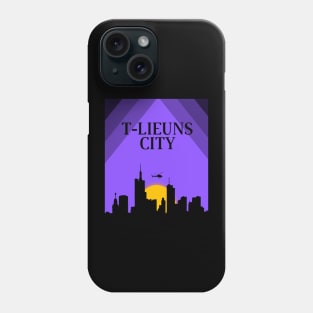 T-lieuns sunset city Phone Case