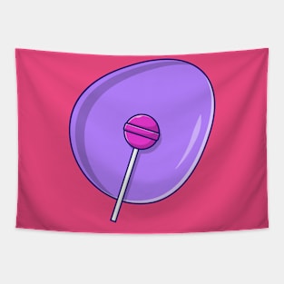 Lollipop on Plate Tapestry