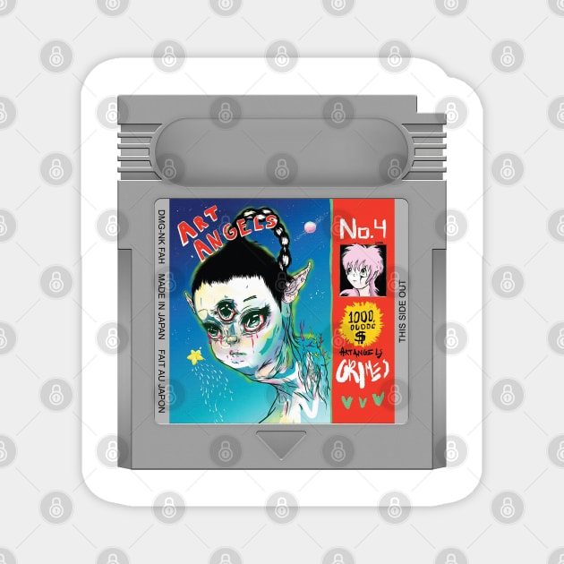 Art Angels Game Cartridge Magnet by fantanamobay@gmail.com