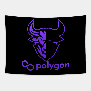 Polygon Matic coin Crypto coin Cryptocurrency Tapestry