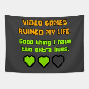 Video Games Ruined me Tapestry