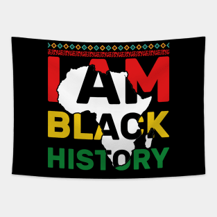 I Am Black History - Black History Month African American Tapestry