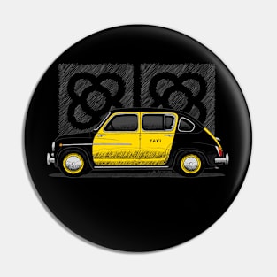 The Spanish 800 Taxi in Barcelona Pin